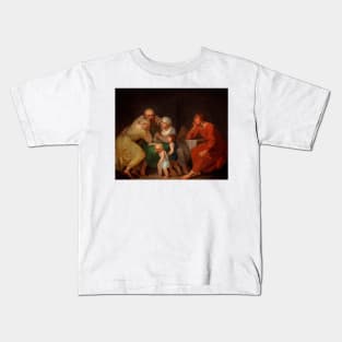 A Farewell Scene by Nicolai Abildgaard Kids T-Shirt